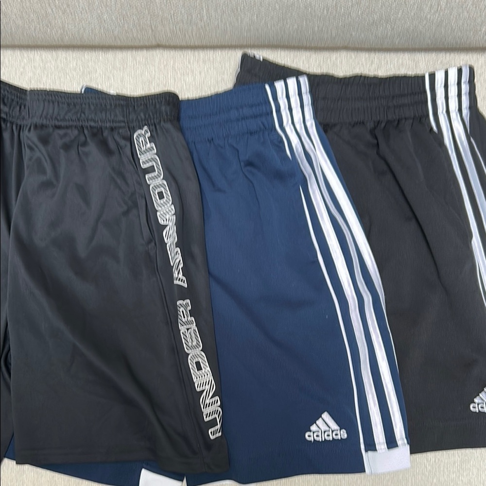 Adidas and Under Armour Athletic Shorts Set